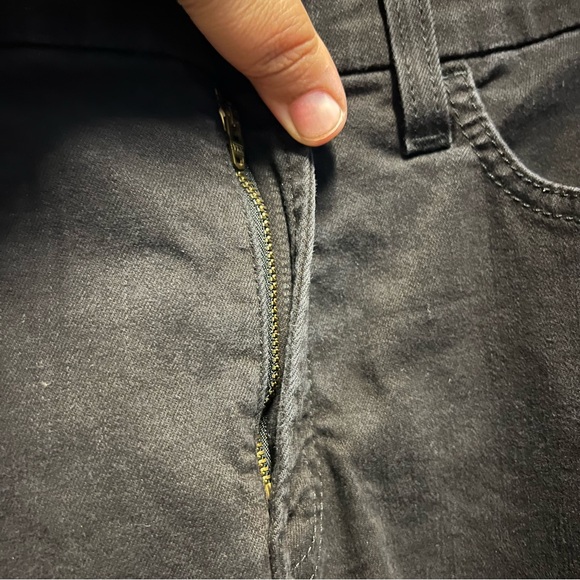 Jen7 7 for all Mankind petite ankle skinny black jeans size 12 women - Picture 13 of 16